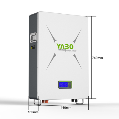 48v Lifepo4 Powerwall 10KWh 8.7KWh 5KWh Lithium 170Ah Penyimpanan Rumah