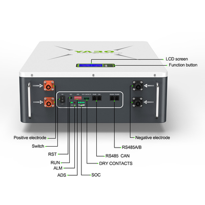 48v Lifepo4 Powerwall 10KWh 8.7KWh 5KWh Lithium 170Ah Penyimpanan Rumah