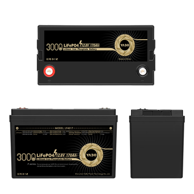 12 Volt 12V 170Ah Baterai Lithium Lifepo4 Isi Ulang Siklus Dalam 4S1P