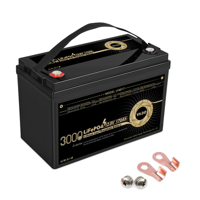 12 Volt 12V 170Ah Baterai Lithium Lifepo4 Isi Ulang Siklus Dalam 4S1P