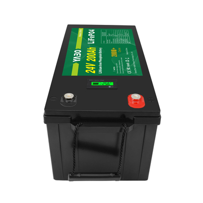 25.6 V Lifepo4 Battery Pack 24V 200Ah Lithium Ion Untuk Sistem Energi Penyimpanan Siklus Dalam