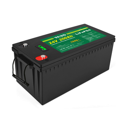 25.6 V Lifepo4 Battery Pack 24V 200Ah Lithium Ion Untuk Sistem Energi Penyimpanan Siklus Dalam
