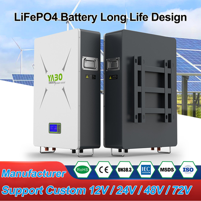 10kwh 51.2v 200ah Baterai Lithium Lifepo4 Sistem Penyimpanan Energi Surya Siklus Dalam Diy