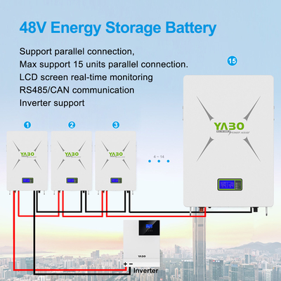 Diy Lifepo4 Powerwall 48V 170Ah 200Ah 230Ah Penyimpanan Sistem Energi Surya