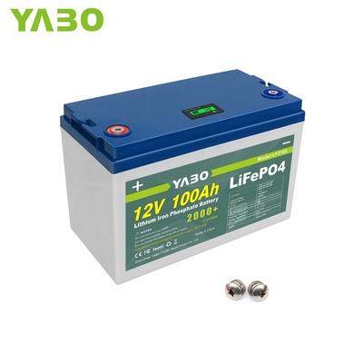 Baterai Lithium Iron Lifepo4 12v 100ah BMS Energy Solar Control 12V