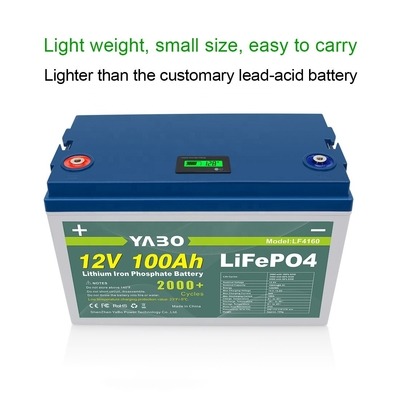Baterai Lithium Iron Lifepo4 12v 100ah BMS Energy Solar Control 12V