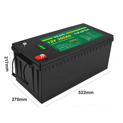 24V 36V 48V 12V Lifepo4 Baterai 12v 200ah Yacht Solar Storage UPS