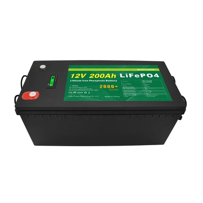 lifepo4 12v 200ah lithium iron phosphate battery pack untuk Solar UPS