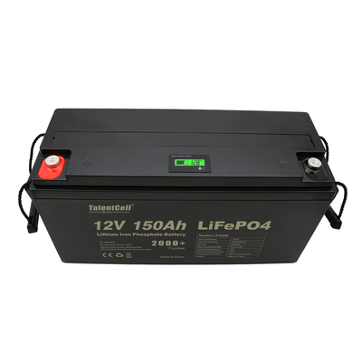 baterai lithium besi fosfat 150ah lifepo4 sel 12v LED Display