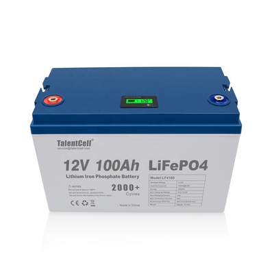 Baterai Golf Lifepo4 Solar RV Isi Ulang 100ah 12v baterai lithium lifepo4