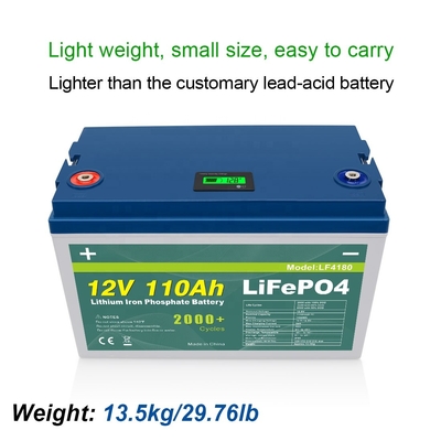 12v 110Ah Lifepo4 Golf Cart Baterai Siklus Dalam