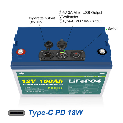 24V 36V 48V 72V 12v 100ah Paket Baterai Lifepo4 Built-In BMS Lead Acid Lithium Iron