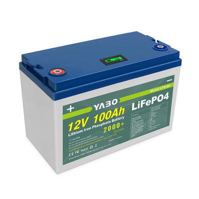 100 Ah Lifepo4 12 Volt Deep Cycle Baterai Lithium 2000 Siklus Ganti Gel