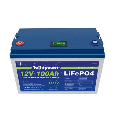 32700 Lifepo4 Baterai Isi Ulang Deep Cycle 12v 100ah Untuk RV Yacht Backup