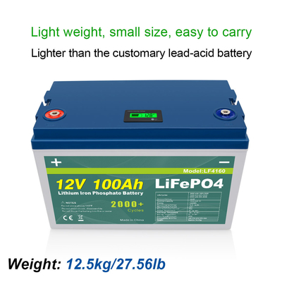 Pabrik Disesuaikan Produk Penjualan Panas Baterai Lithium Ion Lifepo4 Murah 100ah 12v