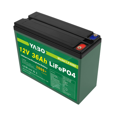 32700 12v 36ah baterai lifepo4 siklus dalam yang dapat diisi ulang