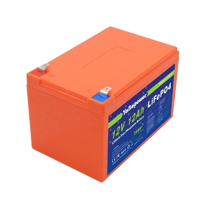 12.8v 12v 12ah Lifepo4 Baterai Isi Ulang Discharge Saat Ini 6A