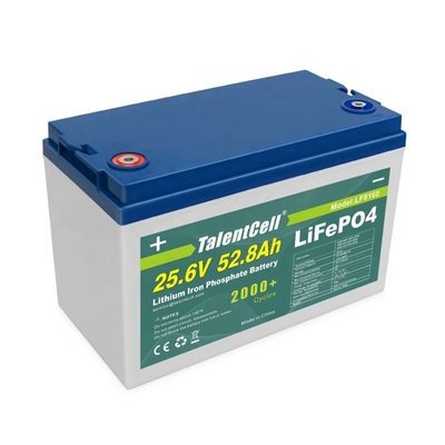 25.6v 52ah 50ah 24v Lifepo4 Deep Cycle Baterai Surya 3000 Siklus