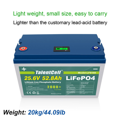 Paket Baterai Lifepo4 24v 60ah 70ah 80ah 24v 50ah Siklus Dalam