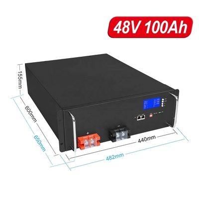 150Ah 100Ah 48v 200ah Paket Baterai Lifepo4 Sistem Surya Siklus Dalam Isi Ulang