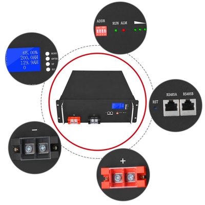 2.5Kwh 5Kwh 10kwh Lifepo4 Baterai Solar 48v Powerwall Untuk Inverter Rumah