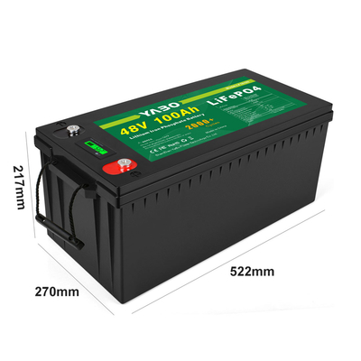 51.2v 100ah 48v Lifepo4 Battery Bank Solar Kapasitas Tinggi Tahan Air