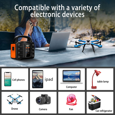 Pembangkit Listrik Portabel Bertenaga Surya 220v Ac Outlet 150W 50000mAh Pasokan Generator