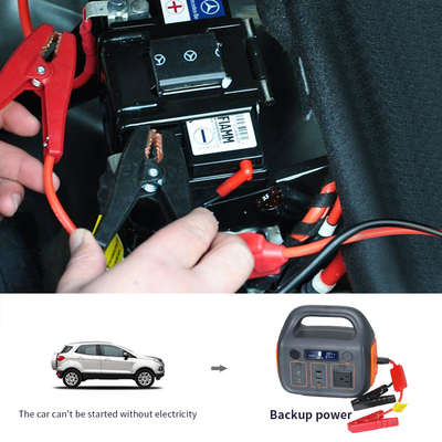 Output penyimpanan energi portabel 110V AC baterai lithium ion 300W pembangkit listrik rumah energi terbarukan