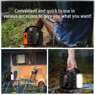 generator pembangkit listrik portabel Lithium industri 150W