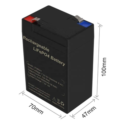 6.4V 4.5Ah 6v 5Ah Deep Cycle LiFePO4 Baterai Pencahayaan Isi Ulang