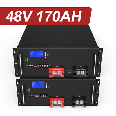 Kualitas Tinggi Disesuaikan Deep Cycle 3.2V 16S1P 170Ah Baterai Penyimpanan Energi 48V LiFePO4 Baterai Lithium