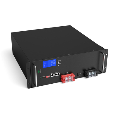 Baterai Lithium Ion Disesuaikan 50Ah 150Ah 200Ah 48V 100Ah LiFePO4 Untuk Tata Surya