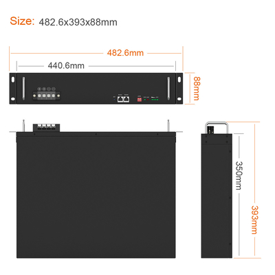 50Ah 100Ah 150Ah 200Ah LiFePO4 Baterai Lithium Ion 5kwh 7kwh 10kwh 4000+ Siklus Dalam