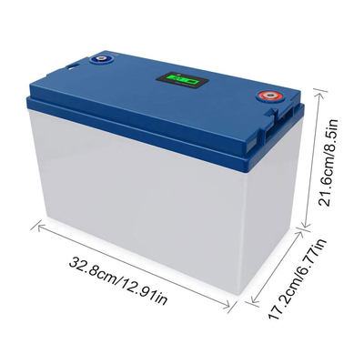 FCC 100ah 12 Volt Baterai Lifepo4 M8 Terminal IP55 Casing Plastik