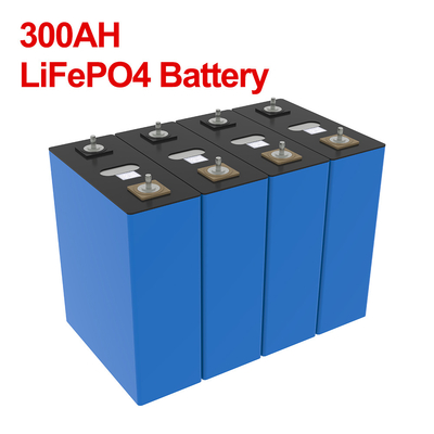 3.2V 300Ah Sel Baterai Lifepo4 4000 Siklus Hidup Tingkat Standar Tingkat A