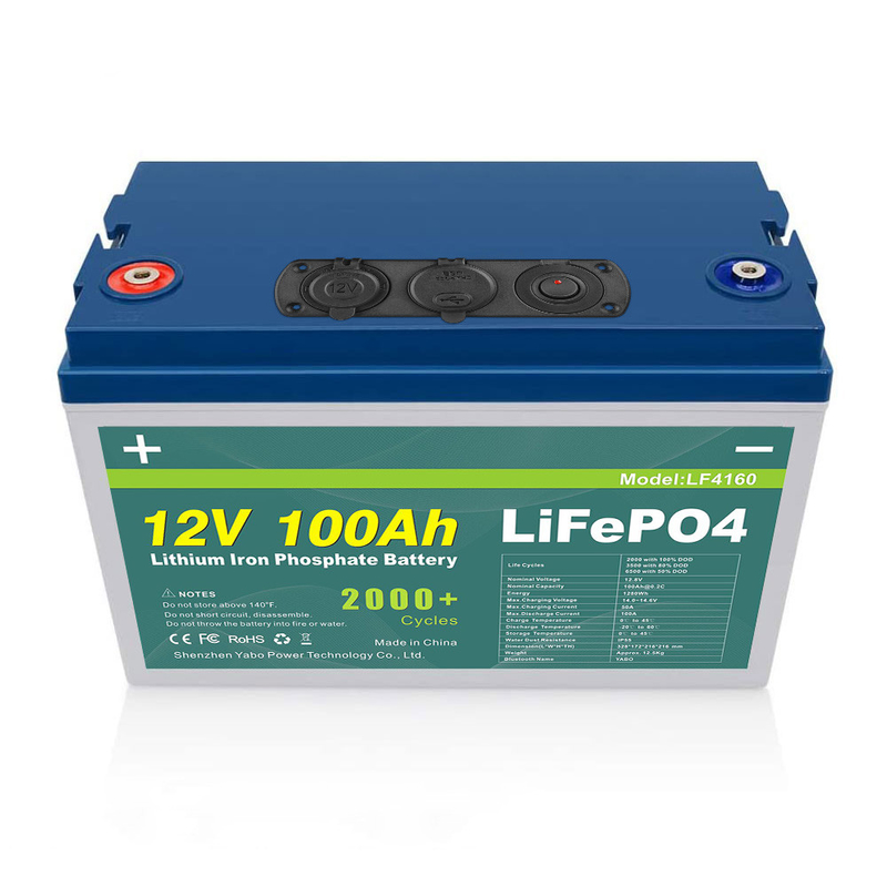 24V 36V 48V 72V 12v 100ah Paket Baterai Lifepo4 Built-In BMS Lead Acid Lithium Iron