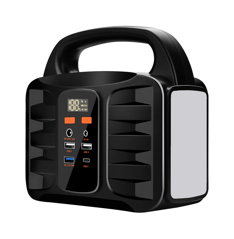 Pembangkit Listrik Portabel Bertenaga Surya 220v Ac Outlet 150W 50000mAh Pasokan Generator