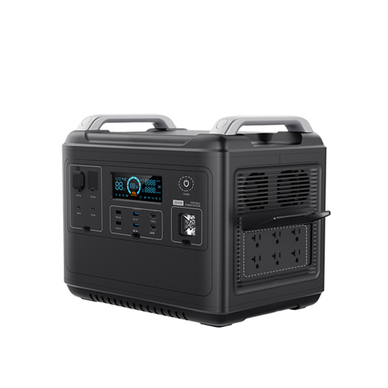 Ups Lithium Pembangkit Listrik Portabel Lifepo4 Solar 2000W 1000 Watt Dua Arah Cepat