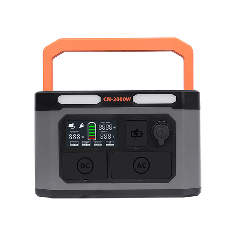 Pembangkit Listrik Portabel Lithium Dalam Ruangan Untuk Tesla Rechargeable Tailgating 110V 220V 2000W